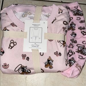 AE super soft lush plush Disney’s Mickey Mouse 3pc PJ set w/ socks SOLD OUT-  XL